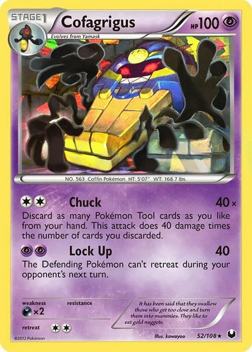 Dark Explorers Cofagrigus #52/108 Cracked Ice Holo